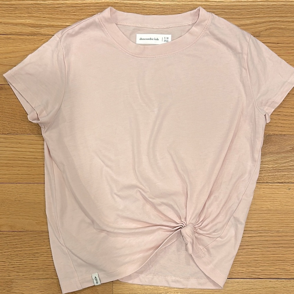 Abercrombie kids Pink Knot Front Top, size 7/8